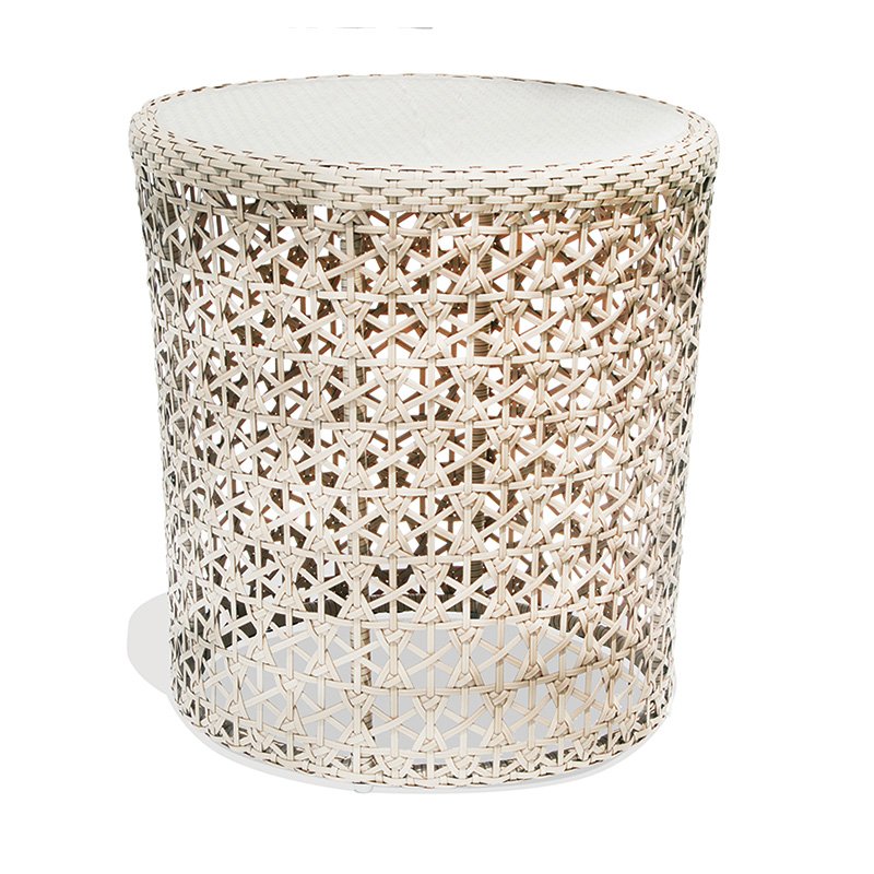 Journey-Round-Side-Table-seashell-7mm-FF-weaving-clear-glass-top-insert